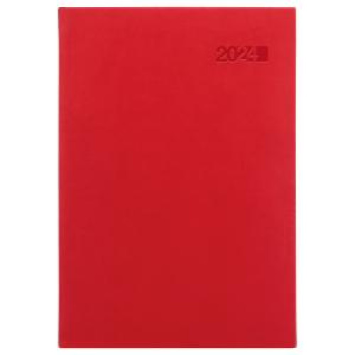 Diár Viva týždenný A5 červený 2024 Diár Viva týždenný A5 červený 2024