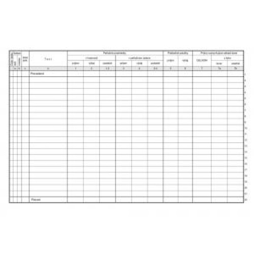 Peňažný denník podnikateľa, A4, 30 listov Peňažný denník podnikateľa, A4, 30 listov