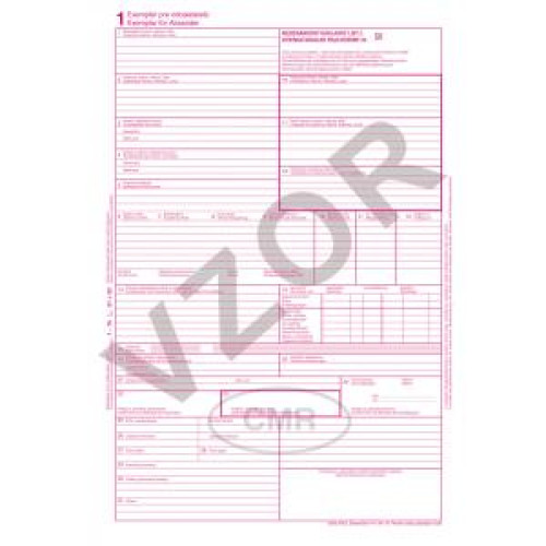 CMR-7 listov, A4, samoprepis, 100 súprav CMR-7 listov, A4, samoprepis, 100 súprav