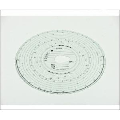 Tachografické kotúče Kienzle 125-24 4KA, 100 ks Tachografické kotúče Kienzle 125-24 4KA, 100 ks