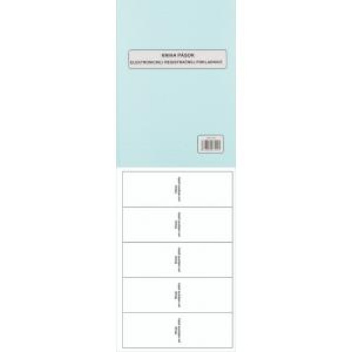 Kniha uzávierok elektr. registračnej pokladnice, A4, 48 strán, tvrdá väzba Kniha uzávierok elektr. registračnej pokladnice, A4, 48 strán, tvrdá väzba