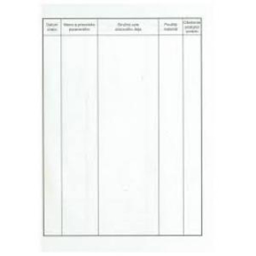 Kniha úrazov, A5, 16 listov Kniha úrazov, A5, 16 listov