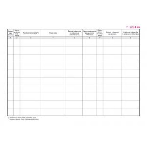 Kniha evidencie reklamácií, A4, 30 listov Kniha evidencie reklamácií, A4, 30 listov