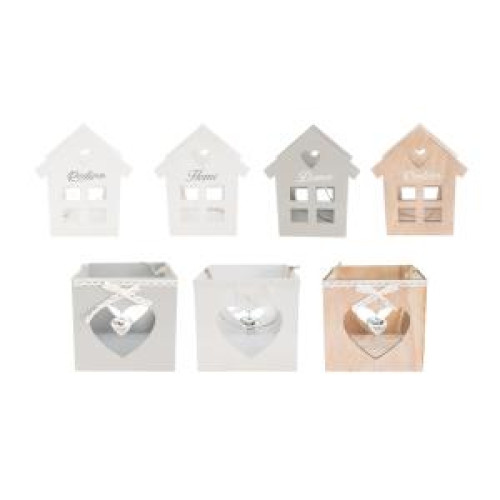 Lampášik drevený MIX tvarov Lampášik drevený MIX tvarov