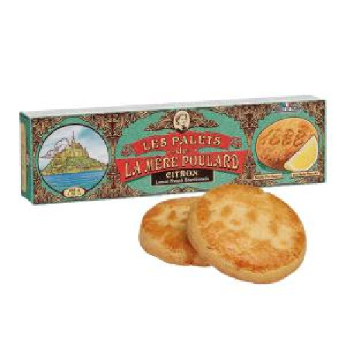 Francúzske maslové sušienky La Mere Poulard LEMON 125 gr. Francúzske maslové sušienky La Mere Poulard LEMON 125 gr.
