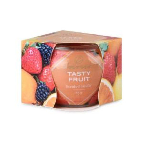 Emocio Sklo Dekor 70x62 mm Tasty Fruit, vonná sviečka Emocio Sklo Dekor 70x62 mm Tasty Fruit, vonná sviečka