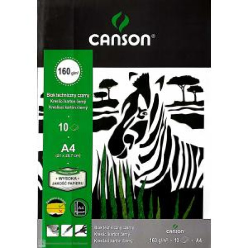 Farebný výkres, A4 čierny, 10 hárkov, 160 g, `Šport` Farebný výkres, A4 čierny, 10 hárkov, 160 g, `Šport`