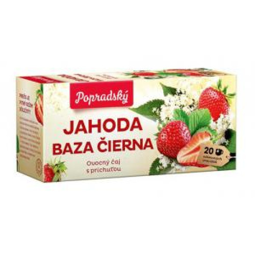 Čaj BOP ovocný jahoda, baza čierna 20 x 2 g Čaj BOP ovocný jahoda, baza čierna 20 x 2 g