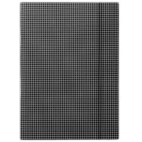 Kartónový obal s gumičkou DONAU čierne káro Kartónový obal s gumičkou DONAU čierne káro