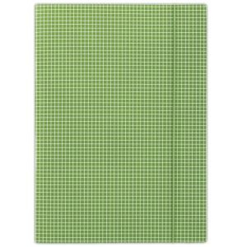 Kartónový obal s gumičkou DONAU zelené káro Kartónový obal s gumičkou DONAU zelené káro