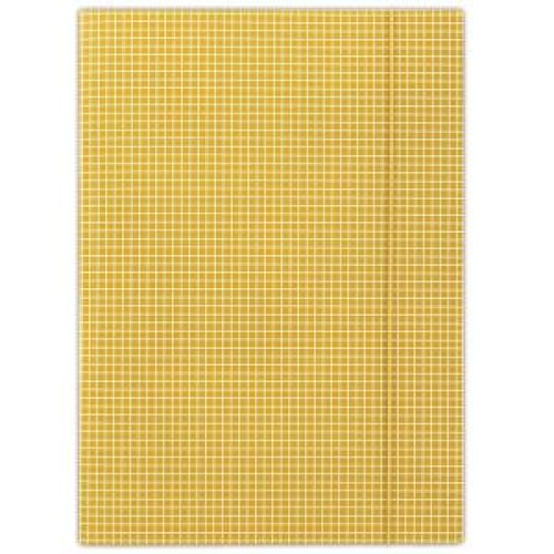 Kartónový obal s gumičkou DONAU oranžové káro Kartónový obal s gumičkou DONAU oranžové káro