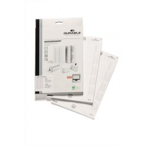 Náhradné papiere BADGEMAKER 34x74 mm biele Náhradné papiere BADGEMAKER 34x74 mm biele