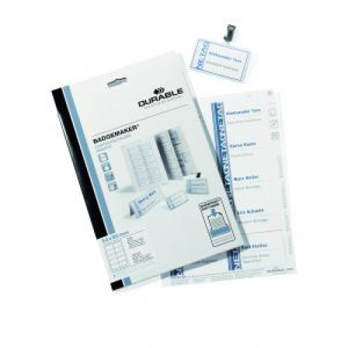 Náhradné papiere BADGEMAKER 54x90 mm biele Náhradné papiere BADGEMAKER 54x90 mm biele