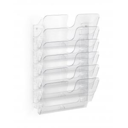 Sada stojanov na prospekty FLEXIPLUS 6 A4 transparentná horizontálna Sada stojanov na prospekty FLEXIPLUS 6 A4 transparentná horizontálna