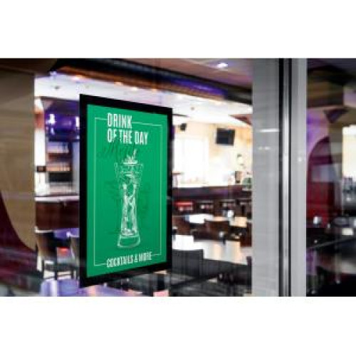 Samolepiaci panel Duraframe Sun A4 čierny Samolepiaci panel Duraframe Sun A4 čierny