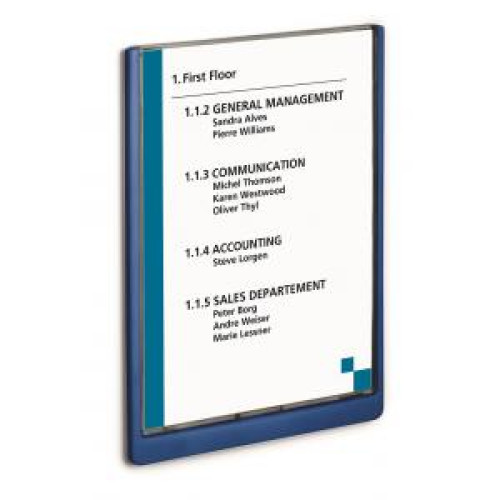 Informačná tabuľka Click Sign 210x297 modrá Informačná tabuľka Click Sign 210x297 modrá