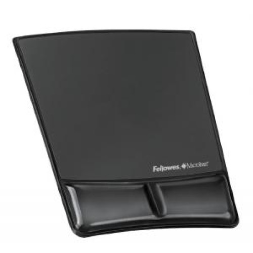 Podložka pod myš s opierkou zápästia Health-V čierna Podložka pod myš s opierkou zápästia Health-V čierna