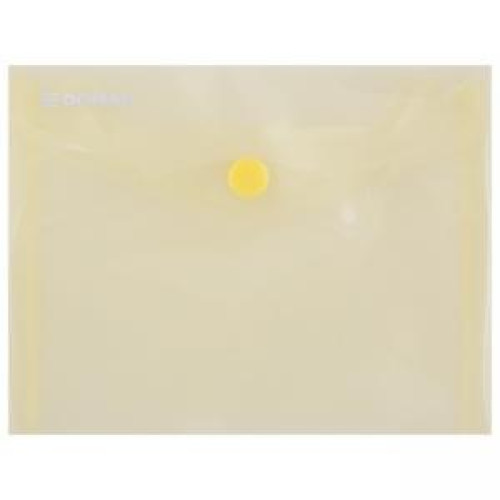 Plastový obal A6 s cvočkom DONAU žltý