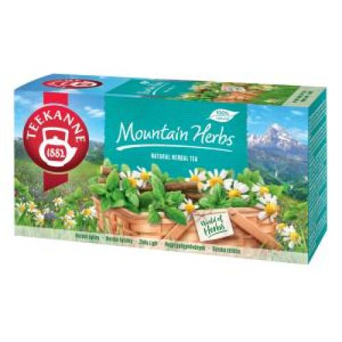 Čaj TEEKANNE bylinný Mountain Herbs HB 20 x 1,8 g Čaj TEEKANNE bylinný Mountain Herbs HB 20 x 1,8 g