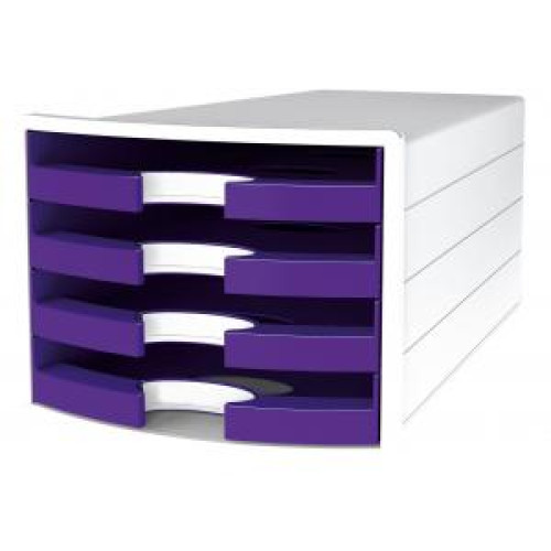 Zásuvkový box IMPULS otvorený fialový Zásuvkový box IMPULS otvorený fialový