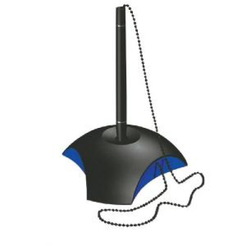 Pero so stojanom HAN Delta čierno-modrý Pero so stojanom HAN Delta čierno-modrý