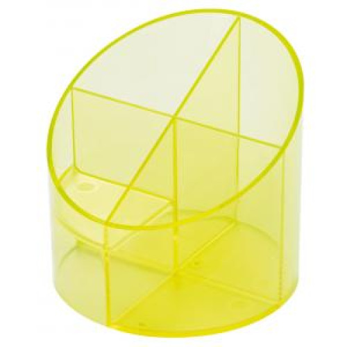 Stojan na perá Economy priehľadný žltý Stojan na perá Economy priehľadný žltý