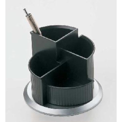 Rotačný štvordielny stojan čierno/strieborný Rotačný štvordielny stojan čierno/strieborný