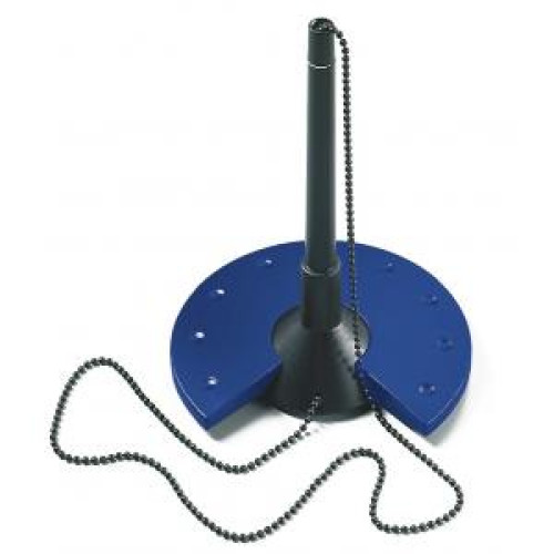 Pero s kruhovým čierno/modrým stojanom Pero s kruhovým čierno/modrým stojanom