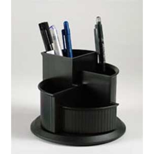 Rotačný štvordielny stojan Helit Linear čierny Rotačný štvordielny stojan Helit Linear čierny