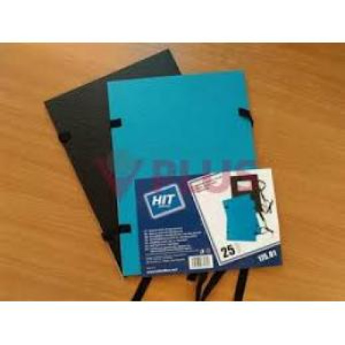 Spisové dosky A5 HIT OFFICE jednostranne lakované čierne/modré Spisové dosky A5 HIT OFFICE jednostranne lakované čierne/modré