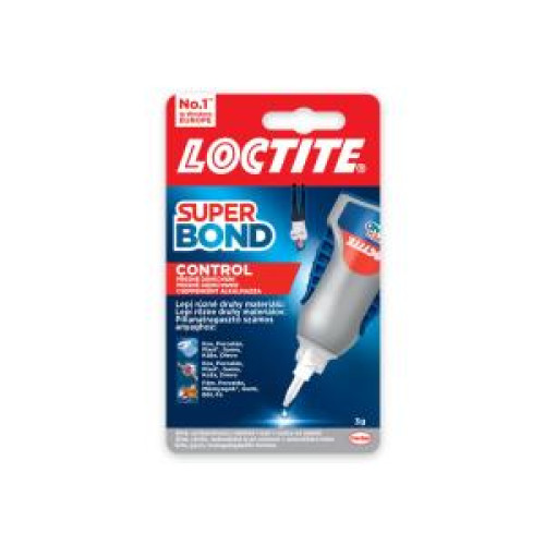 Sekundové lepidlo Loctite Super Bond Control 3 g Sekundové lepidlo Loctite Super Bond Control 3 g