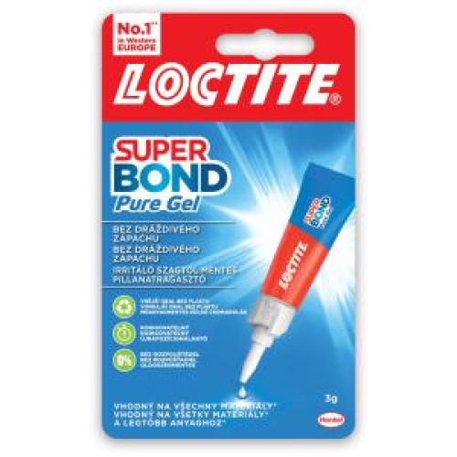 Sekundové lepidlo Loctite Super Bond Pure Gel 3g Sekundové lepidlo Loctite Super Bond Pure Gel 3g