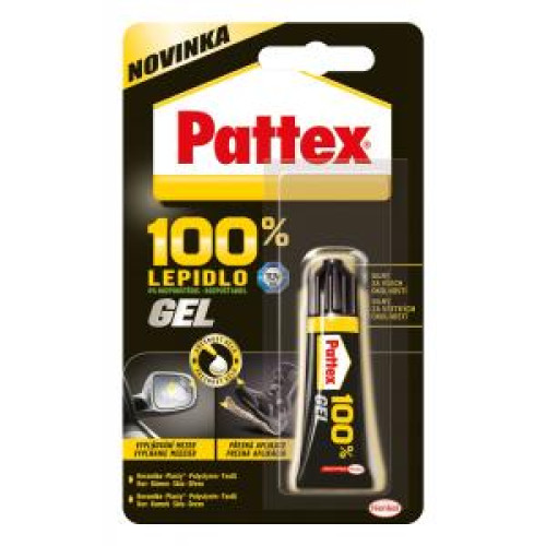 Lepidlo Pattex 100% gél 8g Lepidlo Pattex 100% gél 8g