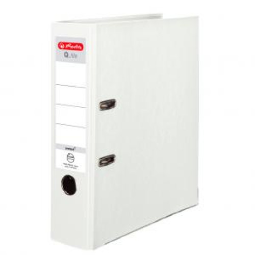 Zakladač pákový Herlitz Q.file 8cm biely Zakladač pákový Herlitz Q.file 8cm biely