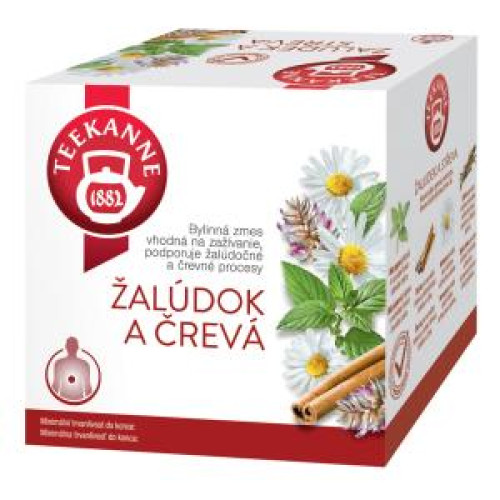 Čaj TEEKANNE bylinný Žalúdok a črevá HB 10 x 2 g Čaj TEEKANNE bylinný Žalúdok a črevá HB 10 x 2 g