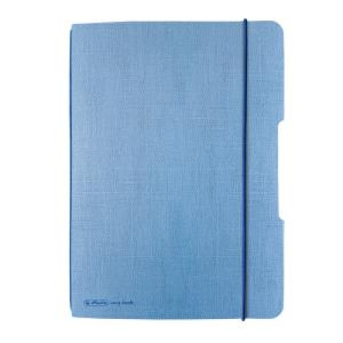 Zošit Herlitz my.book Flex A5 40 listov štvorčekový svetlomodrý ľanový Zošit Herlitz my.book Flex A5 40 listov štvorčekový svetlomodrý ľanový