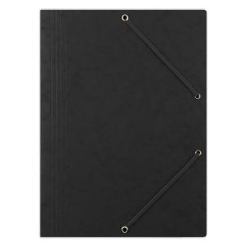 Prešpánový obal s gumičkou DONAU čierny Prešpánový obal s gumičkou DONAU čierny