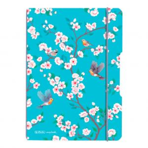 Zošit Herlitz my.book Flex Ladylike A5 40 listov štvorčekový PP Vtáci Zošit Herlitz my.book Flex Ladylike A5 40 listov štvorčekový PP Vtáci