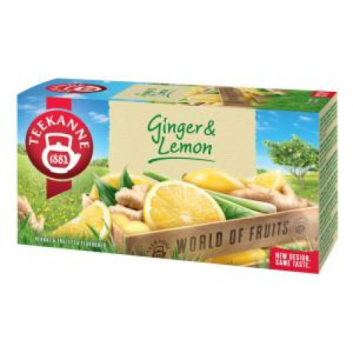 Čaj TEEKANNE ovocný Ginger & Lemon HB 20 x 1,75 g Čaj TEEKANNE ovocný Ginger & Lemon HB 20 x 1,75 g