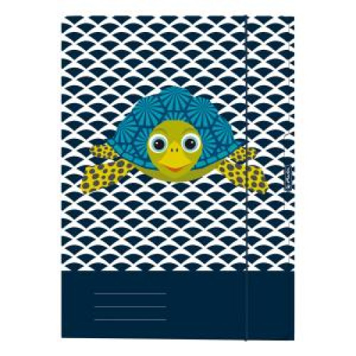 Kartónový obal s gumičkou A4 Herlitz Cute Animals Korytnačka Kartónový obal s gumičkou A4 Herlitz Cute Animals Korytnačka