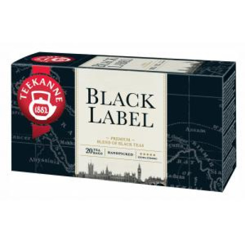 Čaj TEEKANNE čierny Black label HB 20 x 2 g Čaj TEEKANNE čierny Black label HB 20 x 2 g