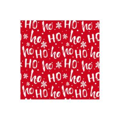Vianočné servítky 33x33cm HO HO HO 20 ks Vianočné servítky 33x33cm HO HO HO 20 ks